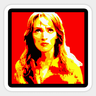 uma thurman Sticker